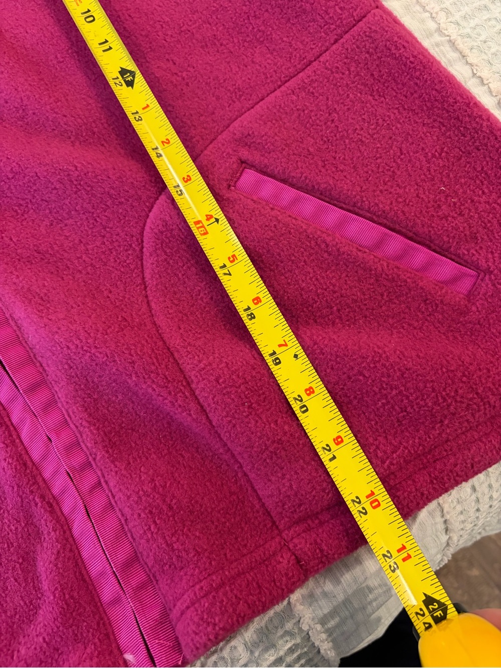 Catalina Fuchsia Pink Fleece Vest - Picture 5 of 6